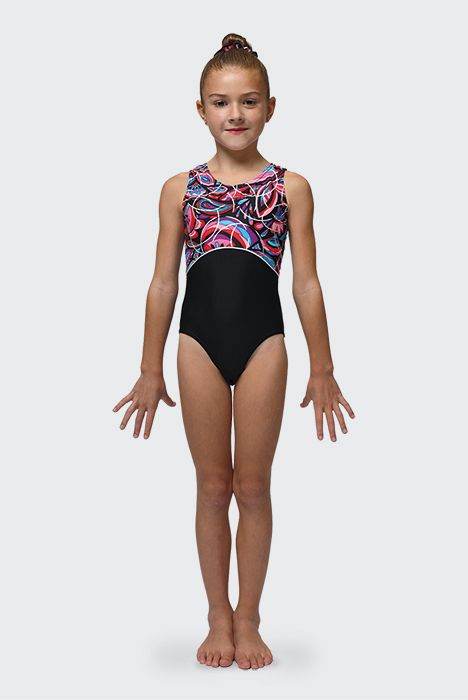 Mondor Printed Racerback Gymnastics Leotard 27897