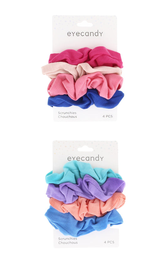4-Pack of Jersey Scrunchies