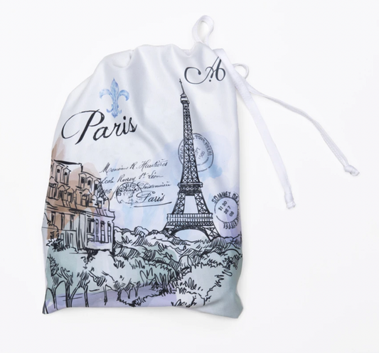 Shoe Bag in Paris Print