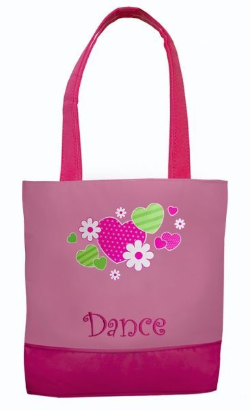 Hearts & Flowers Tote Bag