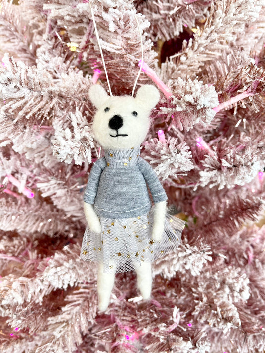 Teddy Bear with Skirt Ornament