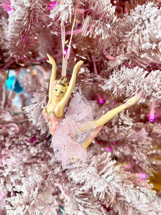 Ballerina Jumping Ornament