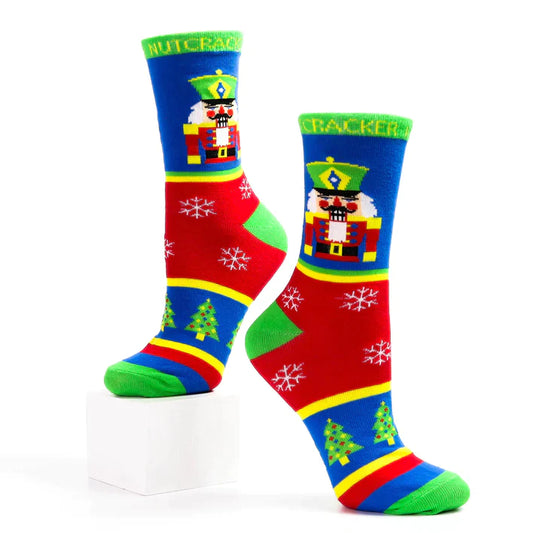 NBG Multicolour Christmas Nutcracker Light Weight Socks L4-Kids-SOCKS