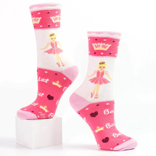 NBG Sugar Plum Ballerina Light Weight Socks L9-Womens-SOCKS