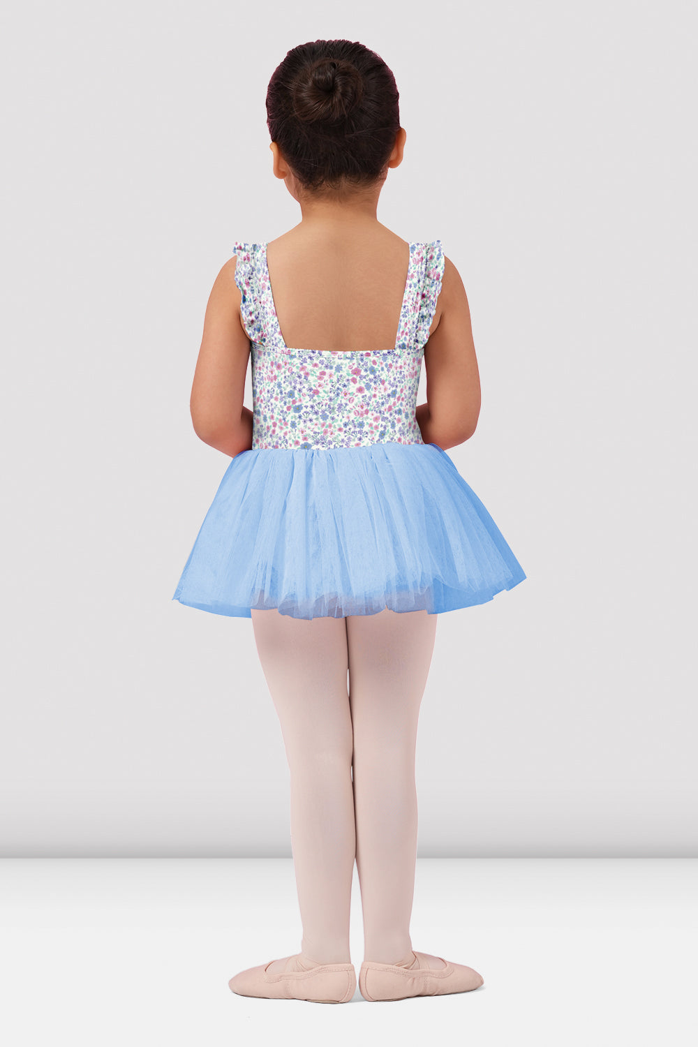 Ditsy Wide Strap Camisole Tutu Leotard