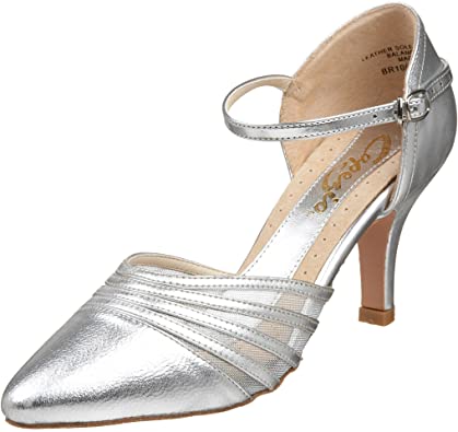 Capezio 2.5" Heel Ballroom Shoe with Strappy Details BR109