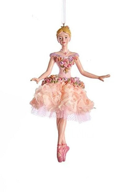 Kurt Adler Blush Pink Ballerina Ornament E0534