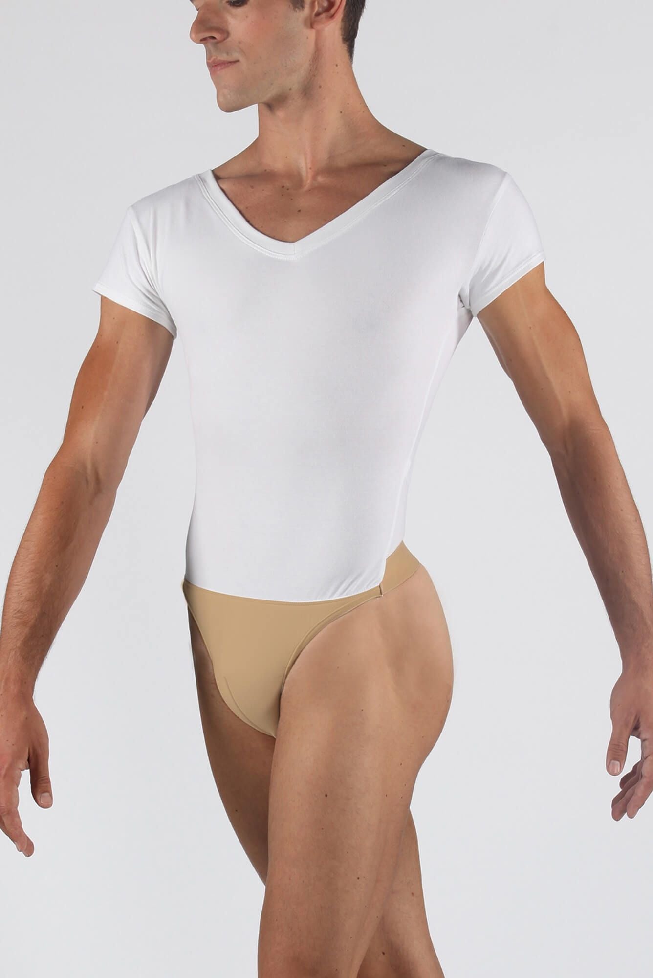 V-Neck Leotard with Dance Belt