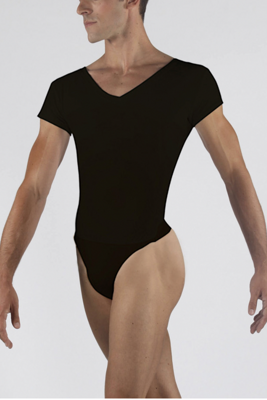 V-Neck Leotard with Dance Belt