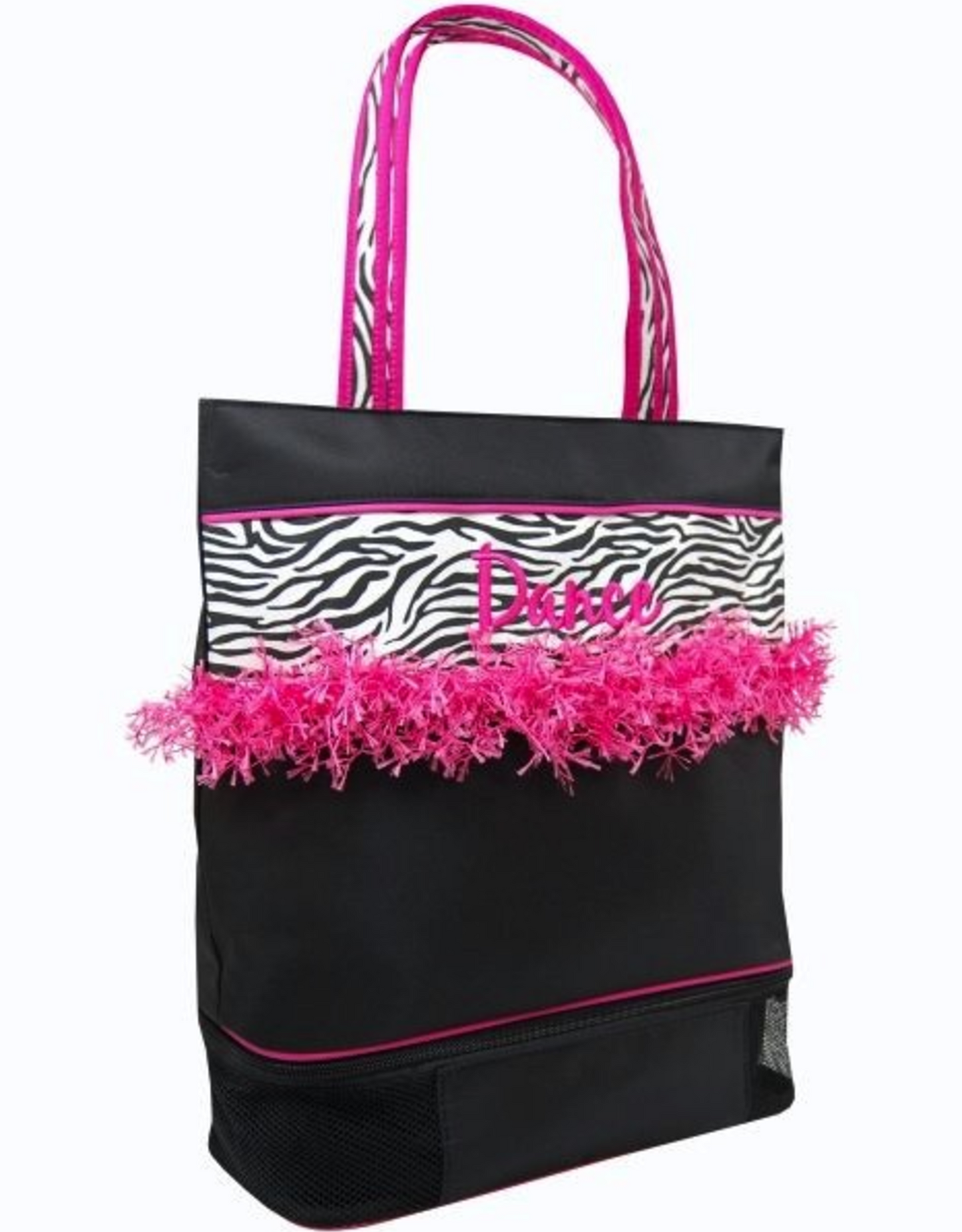 Zebra Fringe Dance Bag